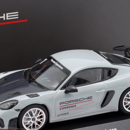 Porsche 718 Cayman GT4 RS Track Experience 1:43 Minichamps – Sport Grey - view 1
