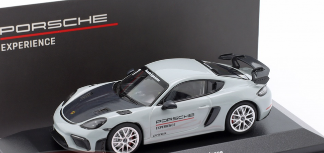 Porsche 718 Cayman GT4 RS Track Experience 1:43 Minichamps – Sport Grey - view 1