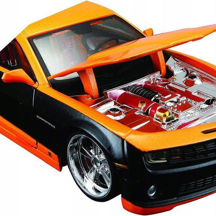 2010 Camaro SS RS Diecast Model Kit, 1:24 Scale, Metallic Orange