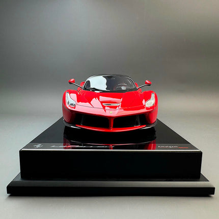 Amalgam Ferrari LaFerrari Rosso Red 1:18 Resin Model Car - collectible scale model car