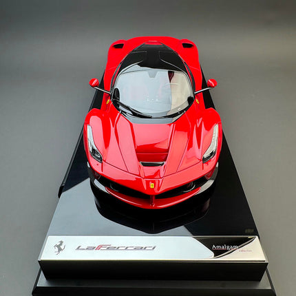 Amalgam Ferrari LaFerrari Rosso Red 1:18 Resin Model Car - premium collector scale model