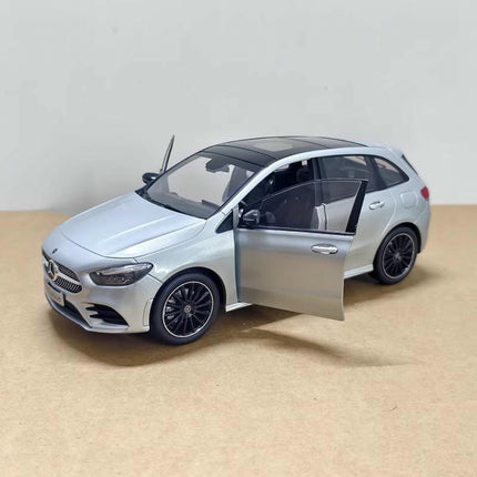 Original Manufacturer Mercedes-Benz B-Class MPV Black 1:18 Diecast Model Car - detailed collectible replica