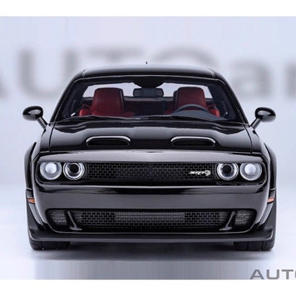 AutoArt Dodge Challenger SRT 2023 1:18 Diecast Model Car - studio product photo of the scale model