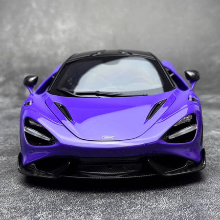 HPD McLaren 765LT Red 1:18 Diecast Model Car - model display piece for collectors