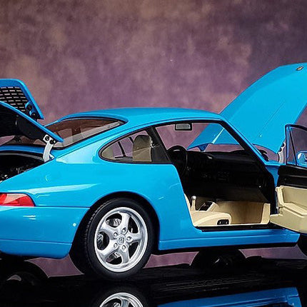 AutoArt Porsche 911 (993) Carrera 1:18 Diecast Model Car - detailed model car replica