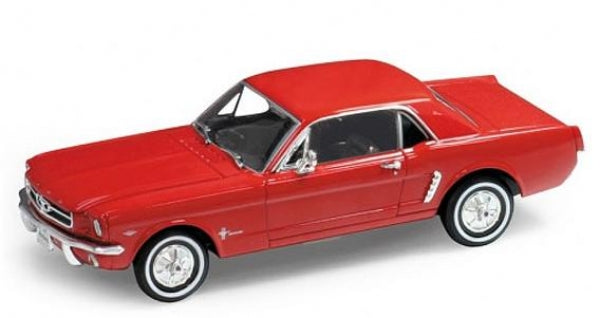 Red diecast model car, classic coupe, 1:18 scale, detailed wheels and chrome trim