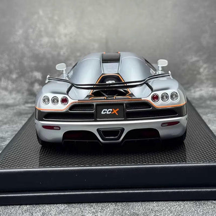 VBM Koenigsegg CCX Silver 1:18 Resin Model Car - fine detailed model replica