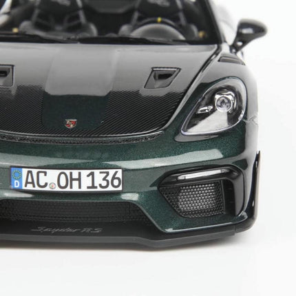 Norev Porsche 718 Spyder RS Weissach Pack 1:18 Diecast Model Car - detailed model car replica