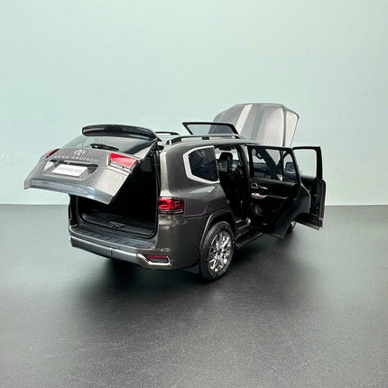 LCD Model Toyota Land Cruiser LC300 ZX Grey 1:18 Diecast Model Car - scale model for display