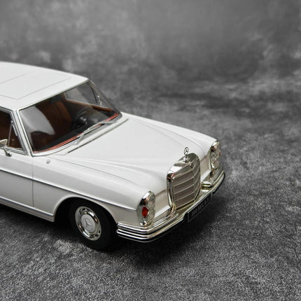 KK Scale Mercedes-Benz 300SEL 6.3 W109 White 1:18 Diecast Model Car - premium collector scale model