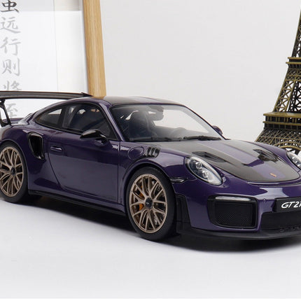 GT Spirit Porsche 911 (991.2) Ultraviolet Purple 1:18 Resin Model Car - premium collector scale model