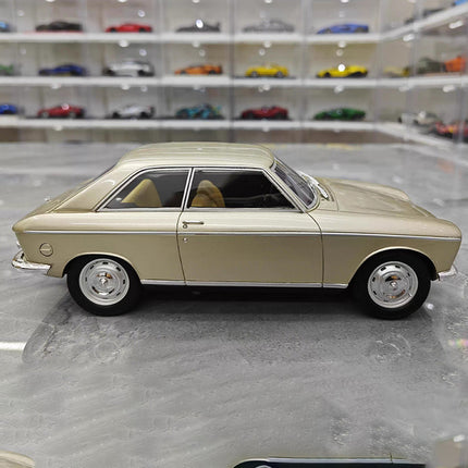 Otto Peugeot 204 (1965) Gold 1:18 Resin Model Car - premium collector scale model