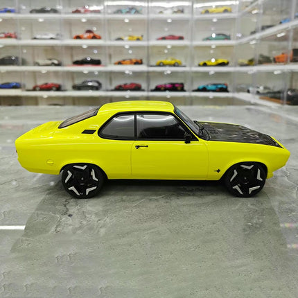 Otto Opel Manta GSE Yellow Black Hood 1:18 Resin Model Car - premium collector scale model