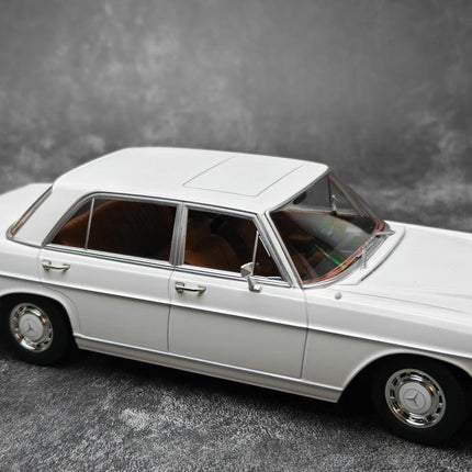 KK Scale Mercedes-Benz 300SEL 6.3 W109 White 1:18 Diecast Model Car - studio product photo of the scale model