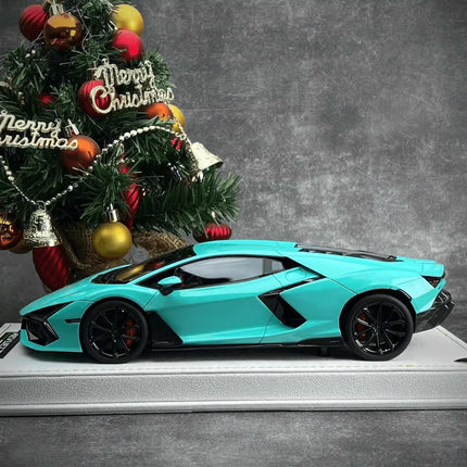 MR Collection Lamborghini Revuelto Christmas Edition 1:18 Resin Model Car - fine detailed model replica