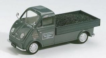 1:18 scale diecast model of vintage grey pickup truck with open cargo bed