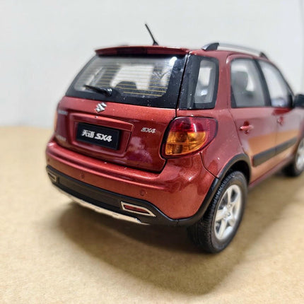 Original Suzuki SX4 Blue 1:18 Diecast Model Car - premium scale model collectible