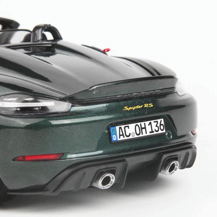 Norev Porsche 718 Spyder RS Weissach Pack 1:18 Diecast Model Car - hand-finished display model