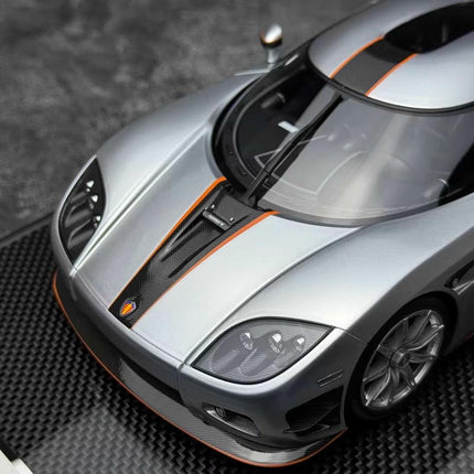 VBM Koenigsegg CCX Silver 1:18 Resin Model Car - showroom-quality model replica