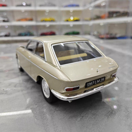 Otto Peugeot 204 (1965) Gold 1:18 Resin Model Car - detailed die-cast style model