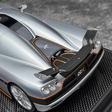 VBM Koenigsegg CCX Silver 1:18 Resin Model Car - scale model collectible piece