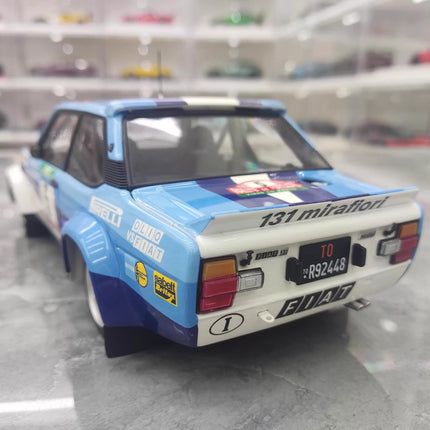 Kyosho Fiat 131 No. 5 Rally Livery 1:18 Diecast Model Car - detailed die-cast style model
