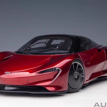 AutoArt McLaren Speedtail Metal Red 1:18 Diecast Model Car - premium collector scale model