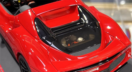 BBR Ferrari 296 GTS Supercar Red 1:18 Resin Model Car - scale model for display