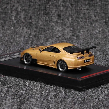 Ignition Model Toyota Supra JZA80 RZ Gold 1:64 Diecast Model Car - fine detailed model replica