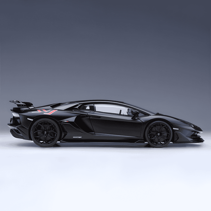 AutoArt Lamborghini Aventador SVJ Black 1:18 Diecast Model Car - fine detailed model replica