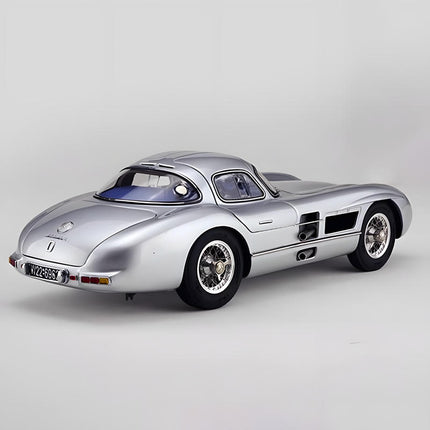 CMC Mercedes-Benz 300 SLR 1955 Uhlenhaut Coupe Silver 1:18 Diecast Model Car - premium collector scale model