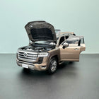 LCD Model Toyota Land Cruiser LC300 ZX Gold 1:18 Diecast Model Car - detailed collector display model
