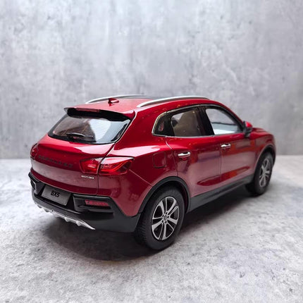 YX Car Model Borgward BX7 SUV Red 1:18 Diecast Model Car - collector display piece
