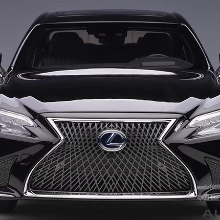 AutoArt Lexus LS500 Black 1:18 Diecast Model Car - studio product photo of the scale model