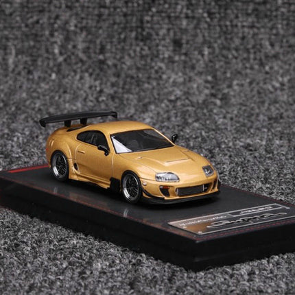 Ignition Model Toyota Supra JZA80 RZ Gold 1:64 Diecast Model Car - premium collector scale model