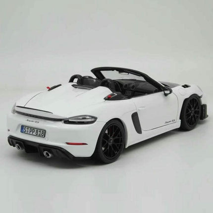 Norev Porsche 718 Spyder RS Weissach Pack 1:18 Diecast Model Car - collectible scale model car