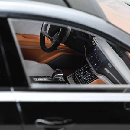 Vehicle Art Audi A8L Horch Black-Silver 1:18 Resin Model Car - collector edition scale model