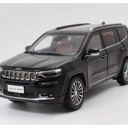 YX Car Model Jeep Grand Commander Blue 1:18 Diecast Model Car - detailed die-cast style model