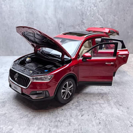 YX Car Model Borgward BX7 SUV Red 1:18 Diecast Model Car - scale replica for enthusiasts