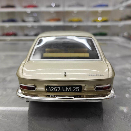 Otto Peugeot 204 (1965) Gold 1:18 Resin Model Car - collectible scale model car