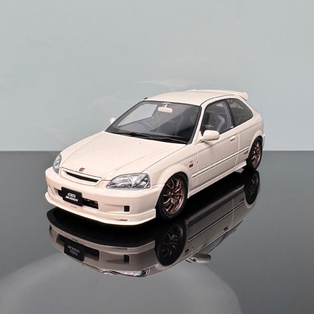 Motorhelix Honda Civic Type R EK9 Mugen Red 1:18 Diecast Model Car - studio product photo of the scale model