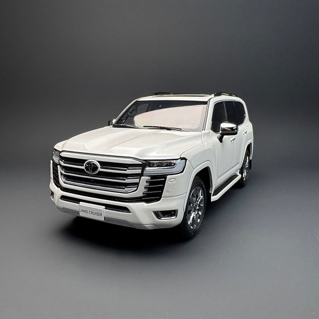 LCD Model Toyota Land Cruiser LC300 ZX Black 1:18 Diecast Model Car - detailed collector display model