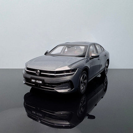 YX Car Model Volkswagen Magotan B9 Gray 1:18 Diecast Model Car - detailed collector display model