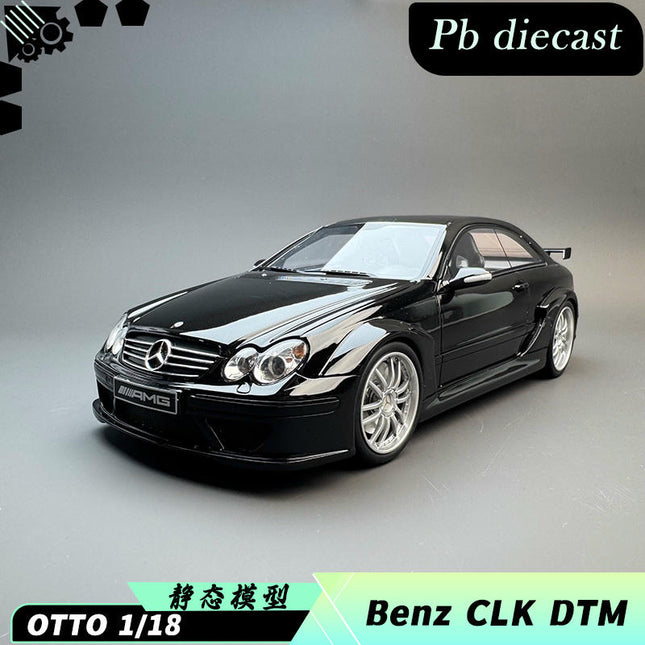 Otto Mercedes-AMG C209 CLK DTM 2004 Metallic Black 1:18 Resin Model Car - detailed collector display model