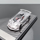 LCD Model Pagani Imola Silver 1:64 Diecast Model Car - detailed collector display model