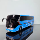 King Long Longwei II Bus Deep Blue 1:38 Diecast Model Bus - detailed collector display model