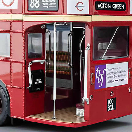 Sun Star London AEC Routemaster Double-Decker Bus 1:24 Diecast Model Bus - detailed model car replica