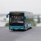 Original Manufacturer King Long XMQ6105G Bus with Lights 1:38 Diecast Model Bus - detailed collector display model