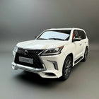 LCD Model Lexus LX570 White 1:18 Diecast Model Car - detailed collector display model