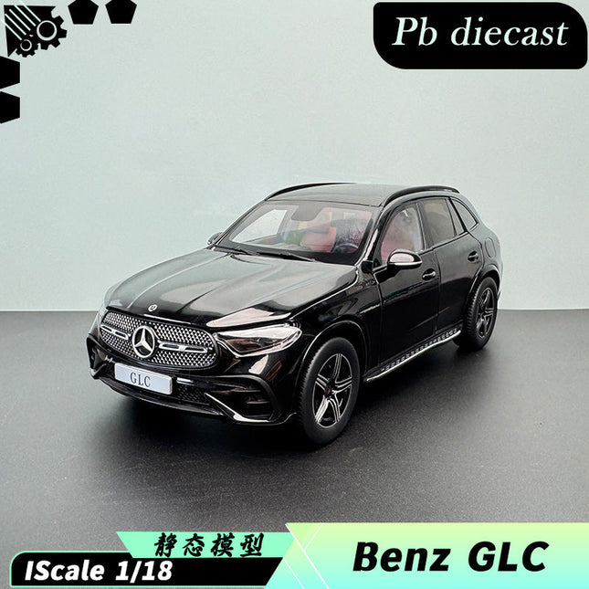 iScale Mercedes-Benz GLC X254 Gloss Black 1:18 Diecast Model Car - detailed collector display model